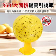 【果蠅剋星！360°誘蠅】 誘蠅球 捕蠅球 黏蒼蠅球 捕蠅板 捕蠅器 黏蠅板 蒼蠅貼 黏果蠅 捕蟲