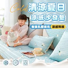 【70x180！涼感面料】 涼感沙發墊 乳膠沙發墊 冰絲沙發墊 冰絲涼墊 沙發墊 冰涼墊 涼感墊