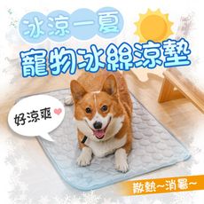 【70x55cm】 寵物冰絲涼感墊 寵物涼墊 寵物涼蓆 冰絲涼墊 寵物冰絲墊 貓睡墊 寵物睡墊 墊子