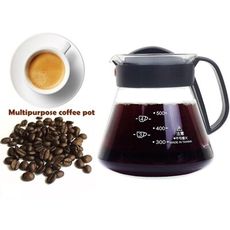 SYG台玻耐熱玻璃咖啡壺600ML(塑膠握把)／沖泡壺／泡茶壺
