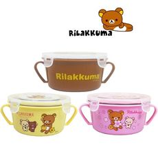【賣客王國】拉拉熊 幼兒 隔熱碗450ml－隨機出貨/餐盒／餐碗／學習碗