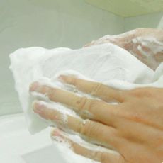 easy 手工皂的好伴侣 起泡網 香皂袋 肥皂網袋 雙層網狀袋 抗菌潔面 泡泡浴(1個/1入)