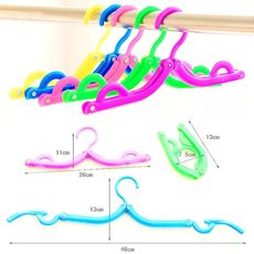 easy 旅行折疊衣架/兒童晾曬衣架/防滑衣架/伸縮衣架/便攜魔術衣架/吊帶衣毛衣衣架(1個/1入)