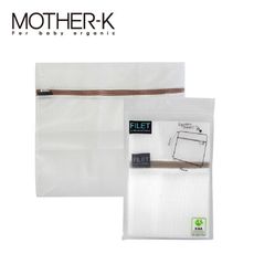 韓國MOTHER-K 無螢光洗衣網 - 平面洗衣網 L