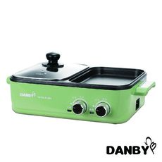 丹比DANBY 雙溫控火烤兩用輕食鍋DB-1BHP