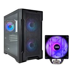 《機殼+散熱》【YAMA】魔羯星1號 電腦機殼+AC120 CPU散熱器 組合包