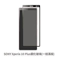 SONY Xperia™ 10 Plus  滿版 玻璃貼 抗防爆 鋼化玻璃膜 螢幕保護貼