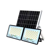【現貨】感應路燈 太陽能燈 400W太陽能感應燈一拖二200顆X2 太陽能 戶外燈 感應燈 柚柚的店