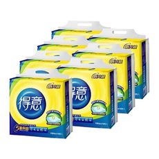 柚柚的店【得意抽取式衛生紙7串1箱賣】1包100抽 10包1串 超柔細觸感 不含螢