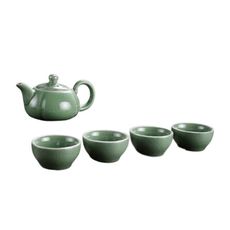 【現貨】茶具組 泡茶組 5頭哥窯功夫茶具組 茶具 泡茶 功夫茶 陶瓷壺 家用泡茶組