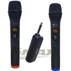 omax UHF 輕量型 1 對 2 無線麥克風