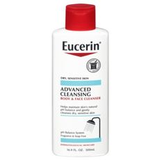 美國Eucerin 身體臉清潔乳-乾性敏感肌用(16.9oz)*1