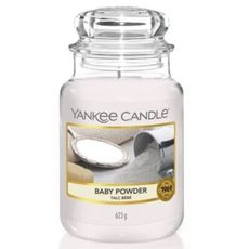 特惠組YANKEE CANDLE 香氛蠟燭-嬰兒爽身粉(623g)*1+(104g)*2