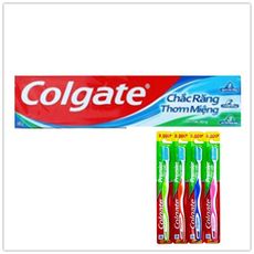 【Colgate 】三效合一牙膏(180g)*6+【Colgate 】*6牙刷