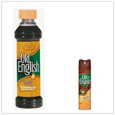 【美國 Old English 】傢俱保養油--淺色木質修護專用(236ml)*1+傢俱亮光噴霧*1