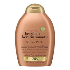 美國Ogx專業洗髮乳--巴西角蛋白(13oz./385ml)*2