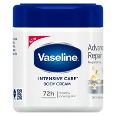 進口Vaseline身體乳霜-修護型/無香(400ml)*3