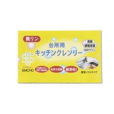 日本SMCHO-環保無磷強力去油汙吸盤式洗碗皂350g/盒(附吸盤含底座)*1