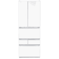 TOSHIBA東芝 GR-ZP550TFW 551公升 無邊框玻變頻璃六門電冰箱 鏡面白