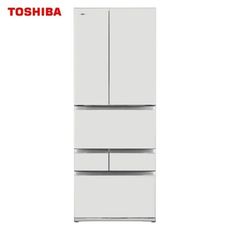 TOSHIBA 東芝 601公升無邊框玻璃六門變頻電冰箱 鏡面白GR-ZP600TFW(B5)