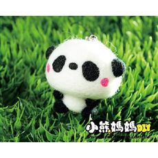 r20006 大頭圓仔-羊毛氈材料包 小熊媽媽