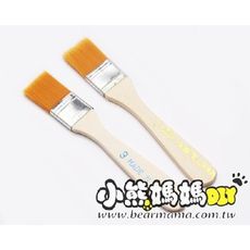 r2-78s 3號平頭木刷專用筆-蝶古巴特 小熊媽媽