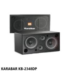 KARABAR KB-2348DP/PRO黑色 立體聲雙面發音喇叭 (對) 全新公司貨