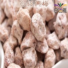 【免運直送】古早味年貨大街˙白紹興梅(本中話梅) -(300g/包)<包裝款式隨機出貨>