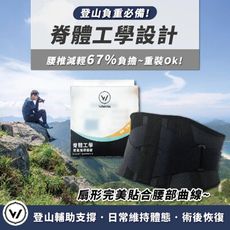 【WOAWOA】獨家能量材質 脊體工學 能量循環護腰 (醫療護腰帶 護腰帶 透氣護腰帶 運動護腰)