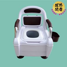 便盆洗澡椅-豪華型 ZHCN2422 鋁合金扶手 一台多用、大座位、穩固防側翻 沙發感馬桶椅 沐浴椅
