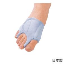 護具 護套 - 單隻入 腳指間緩衝墊片*2塊 拇指外翻 小指內彎 肢體護具 日本製 [H0405]