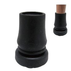 橡膠腳套 腳墊 -1個入 圓形 孔徑1.75cm 高5.16cm  拐杖助行器用[ZHCN1758]