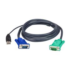 ATEN 1.8公尺 USB 介面切換器連接線附三合一SPHD連接頭 (2L-5202U)