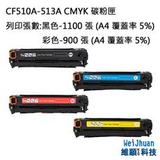 HP CF510A/511A/512A/513A 副廠彩雷環保碳粉匣 適用 M154nw/M181f