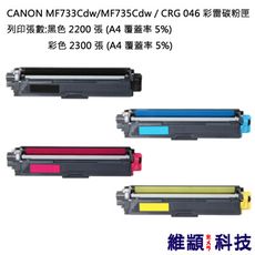 CANON CRG-046 M 紅色 副廠環保碳粉匣 適用 MF733Cdw/MF735Cdw