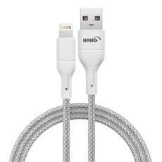 HANG R18 高密編織 iPhone Lightning USB 3.4A快充充電線1米-2入