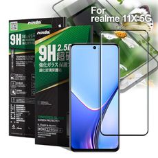 NISDA for Realme 11X 5G 完美滿版玻璃保護貼-黑