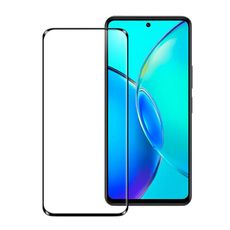 Xmart for VIVO Y36 5G 超透滿版 2.5D 鋼化玻璃貼-黑