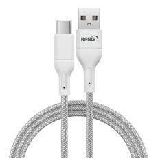 (2入)HANG R18 高密編織 Type-C USB 3.4A快充充電線100cm