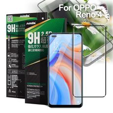 NISDA for OPPO Reno 4 5G完美滿版玻璃保護貼 -黑色