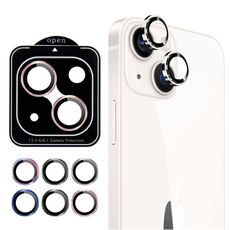 DAPAD for iPhone 13 6.1/13 mini 5.4雙眼鋁合金鏡頭保護貼-貼膜神器