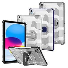 wlons For 2022 iPad 10 第10代 10.9吋 軍規+立架平板保護殻