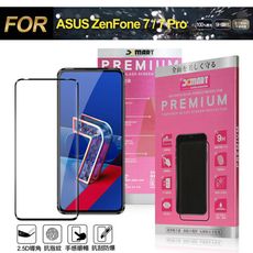 Xmart for ASUS ZenFone 7 ZS670KS 超透滿版 2.5D 鋼化玻璃貼-黑