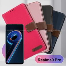 Xmart for OPPO Reno 9 Pro 度假浪漫風斜紋側掀支架皮套