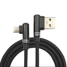 Xmart  for SONY PS4無線遊戲手把/遙控手把專用90度電競USB充電線1.2米-2入