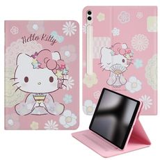 HelloKitty凱蒂貓 三星Galaxy Tab S9+和服精巧款平板皮套