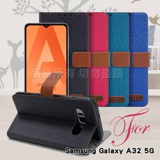 GENTEN for 三星 Samsung Galaxy A32 5G 自在文青風支架皮套
