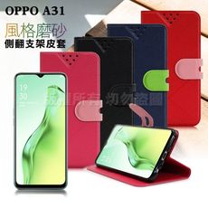 nisda for oppo a31 風格磨砂支架皮套