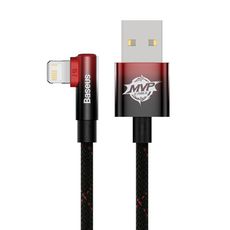 Baseus 倍思 MVP系列2手遊彎頭 Lightning 快充傳輸線2.4A-2米