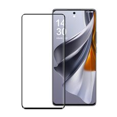 Xmart for OPPO Reno 10(2023) 超透滿版 2.5D 鋼化玻璃貼-黑